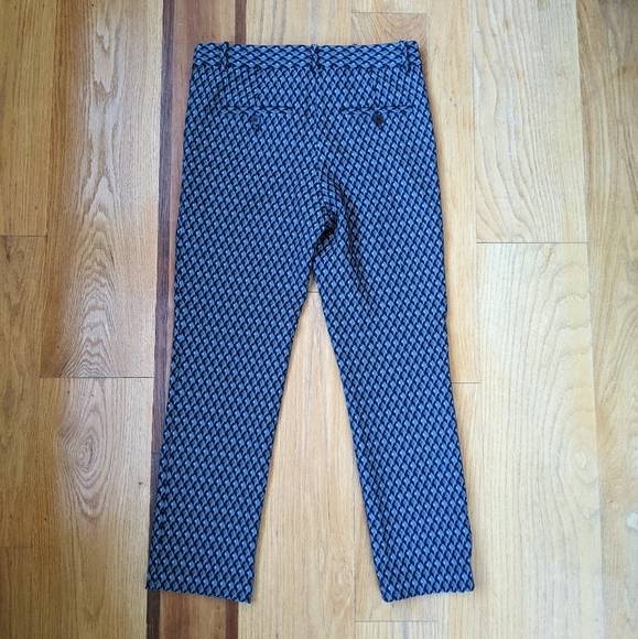 THEORY Treeca geometric print ankle pant 2 - Picture 2 of 5